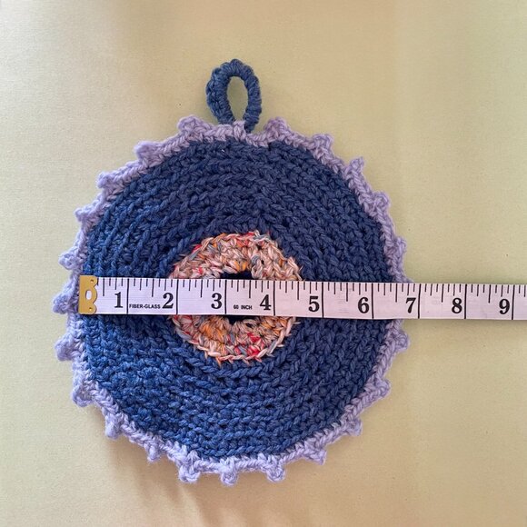 Crochet Pot Holders, Kitchen Decor, Crochet Gift Under 15, Handmade Potholders - Picture 3 of 8